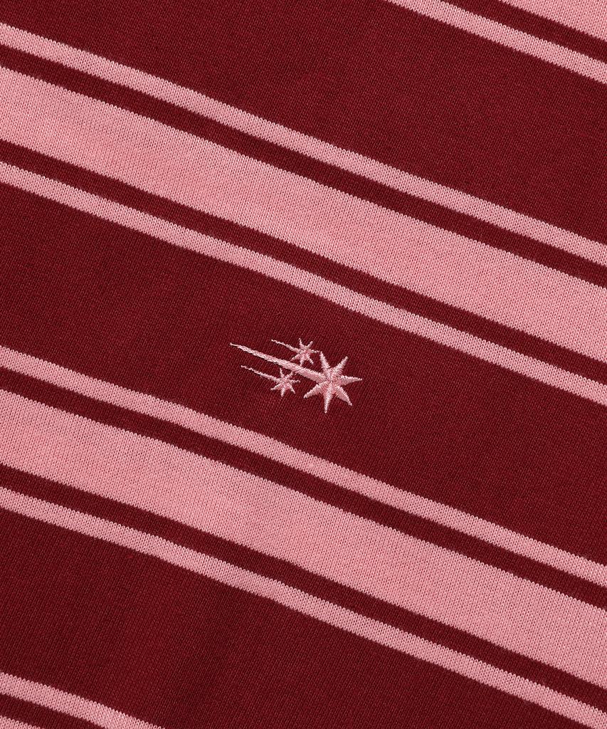 NICEGHOSTCLUB Multi Stripe 3Star Tee_Red(Ng2Gmut540A)