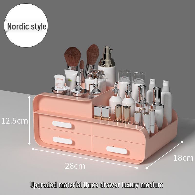 Desktop Cosmetic & Skincare Organizer with Drawers