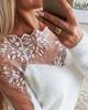 Women's  Embroidered Sweater  And Winter Knit Loose Casual Wild Top Coat