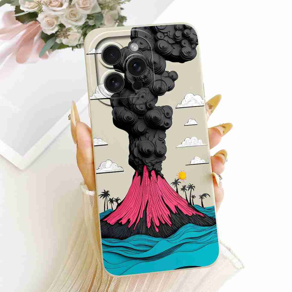 For iPhone 12 Pro A2407 A2341 Case Cute Cartoon Pattern Silicone Cover For iPhone 12Pro A2406 A2408 Phone Protection Cases