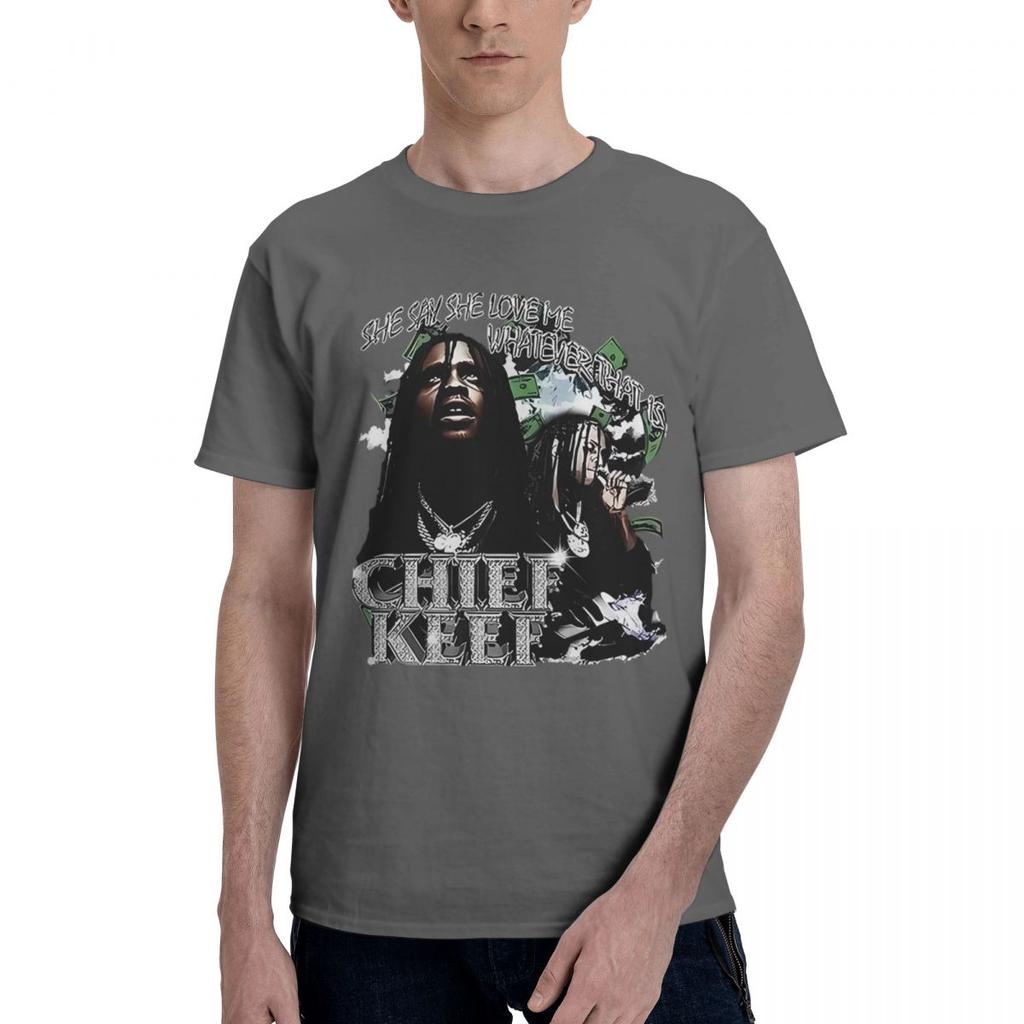 2024 Rapper Chief Keef 100 Cotton Casual Breathable Confortable Tshirt Mens TShirts Men Clothes