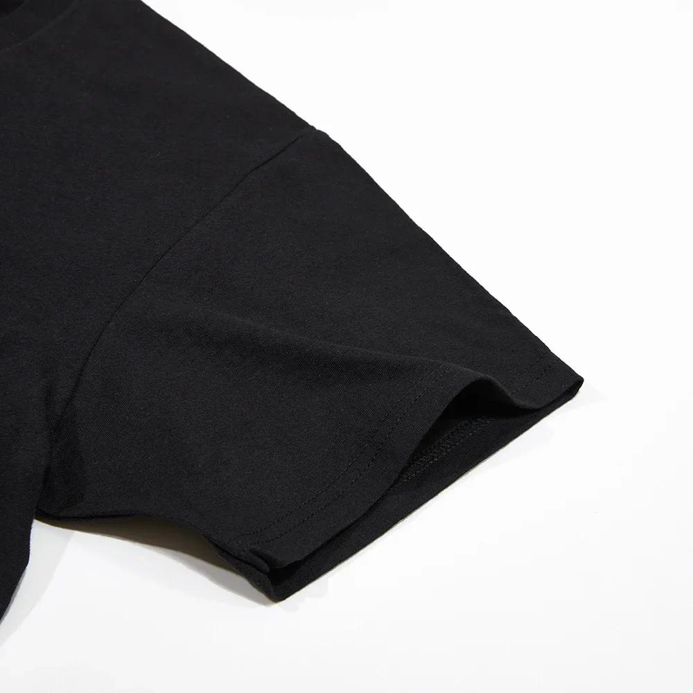 Letní móda Retro pánská anglická písmena těžké váhy 100% bavlna s kulatým výstřihem s potiskem Vysoce kvalitní neformální tričko Fitness Street