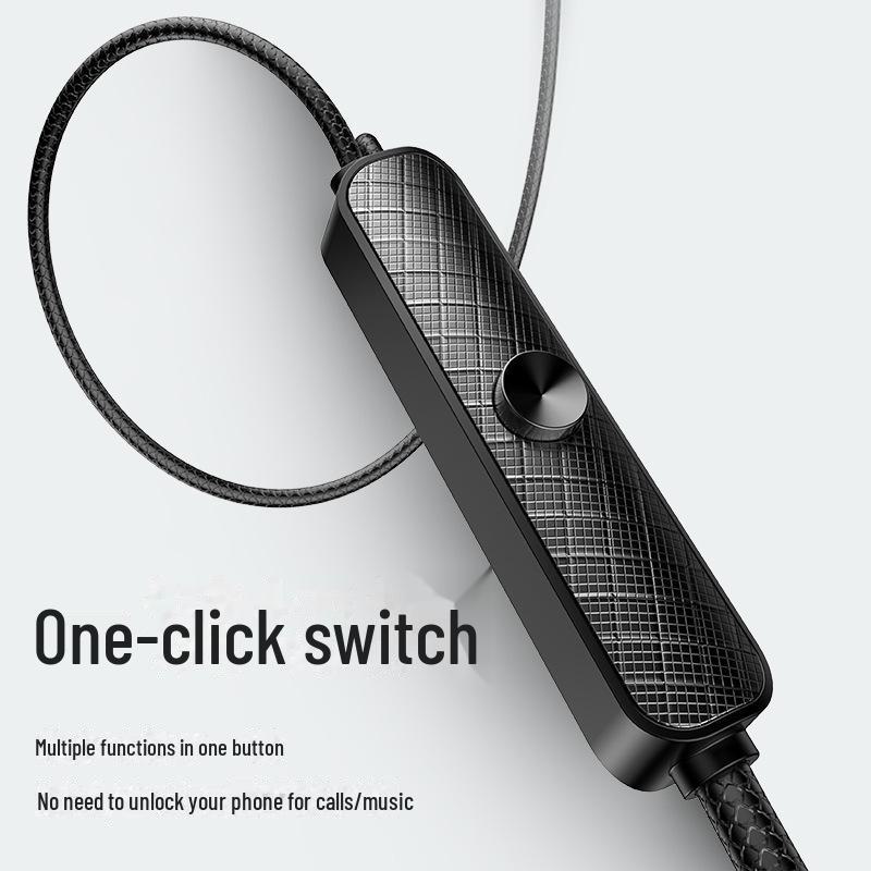 Kabelgebundene In-Ear-Kopfhörer von Youshengshi mit 3,5-mm-Klinkenstecker, kräftigem Bass, Rauschunterdrückung und integriertem Mikrofon für Mobilgeräte, Spiele und MP3.