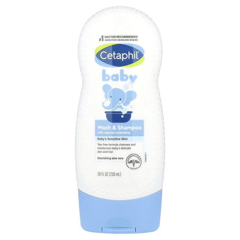 Baby, Wash & Shampoo with Natural Calendula, 7.8 fl oz (230 ml)
