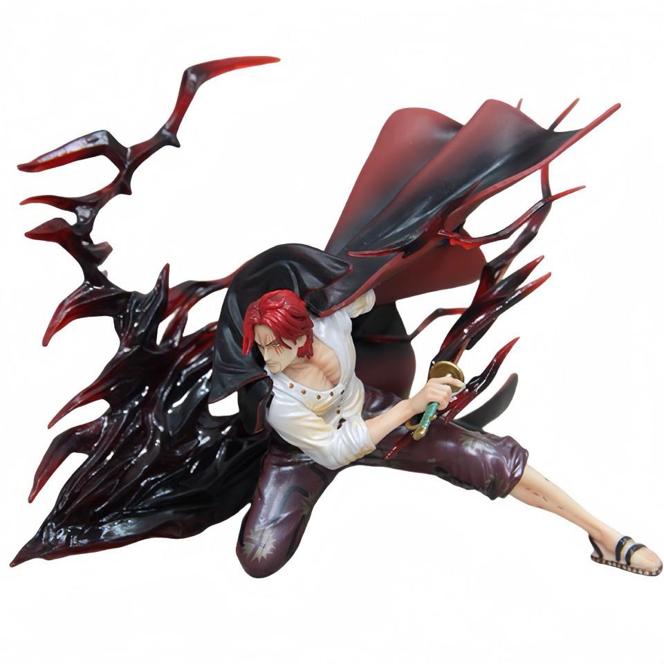 

One Piece red-haired Shanks model hand-made statue, 16cm