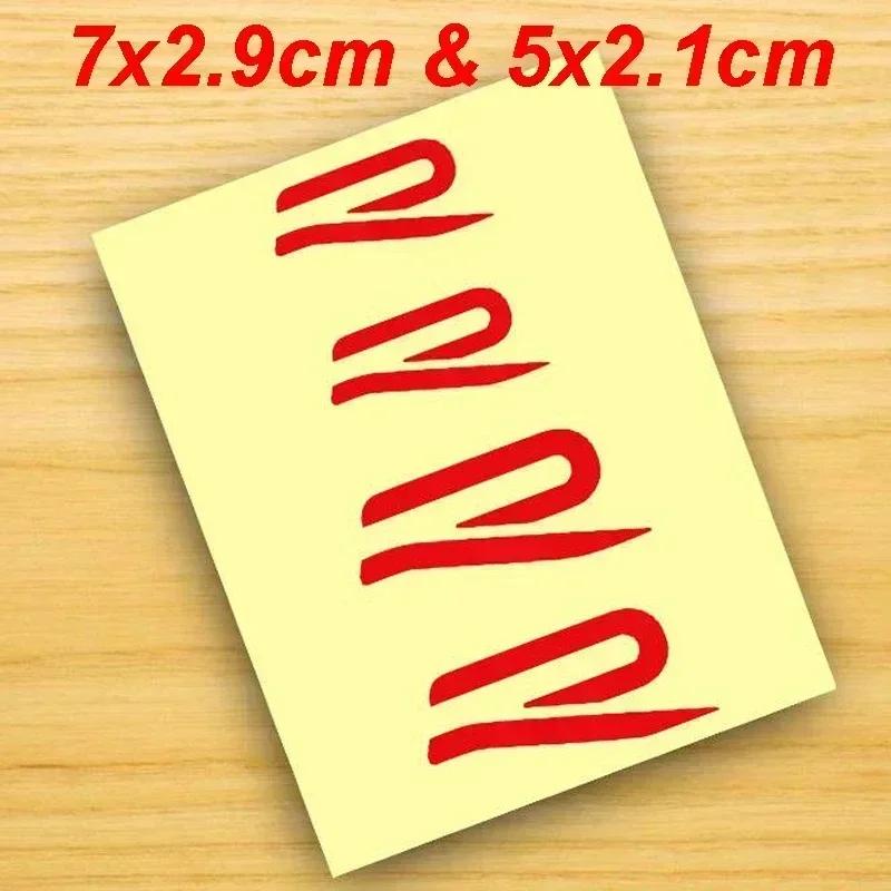 2026 New For VW VOLKSWAGEN 4Pcs Car Caliper Stickers Brake Wheel Hub Decals for Volkswagen VW GTI Rline Polo Golf Passat Tiguan