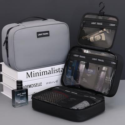 Wasserdichte Hängende Kulturtasche Große Kapazität Tragbare Reise-Necessaire-Tasche Kosmetiktasche für Männer Frauen Waschbeutel