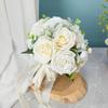 Bridal Bouquets for Wedding, Simulation Rose Bride Wedding Bouquet Wedding Decorations for Ceremony, Anniversary