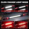 High Lumen Rechargeable LED Work Light for Car Emergency Repair, Powerful Magnetic Flashlight with Hooks and Magnetic Base