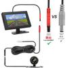 OBEST 4.3 Inch LCD Monitor Backline Mirror Image Backup Camera Set HD Color Single