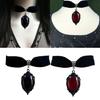 Pendant Choker Punk Velvet Necklaces For Alternative Girl Women Mystical Jewelry
