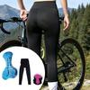 Cycling Support Pad with Breathable Perforated Design, Removable Bike Seat Insert for Training and Road Cycling