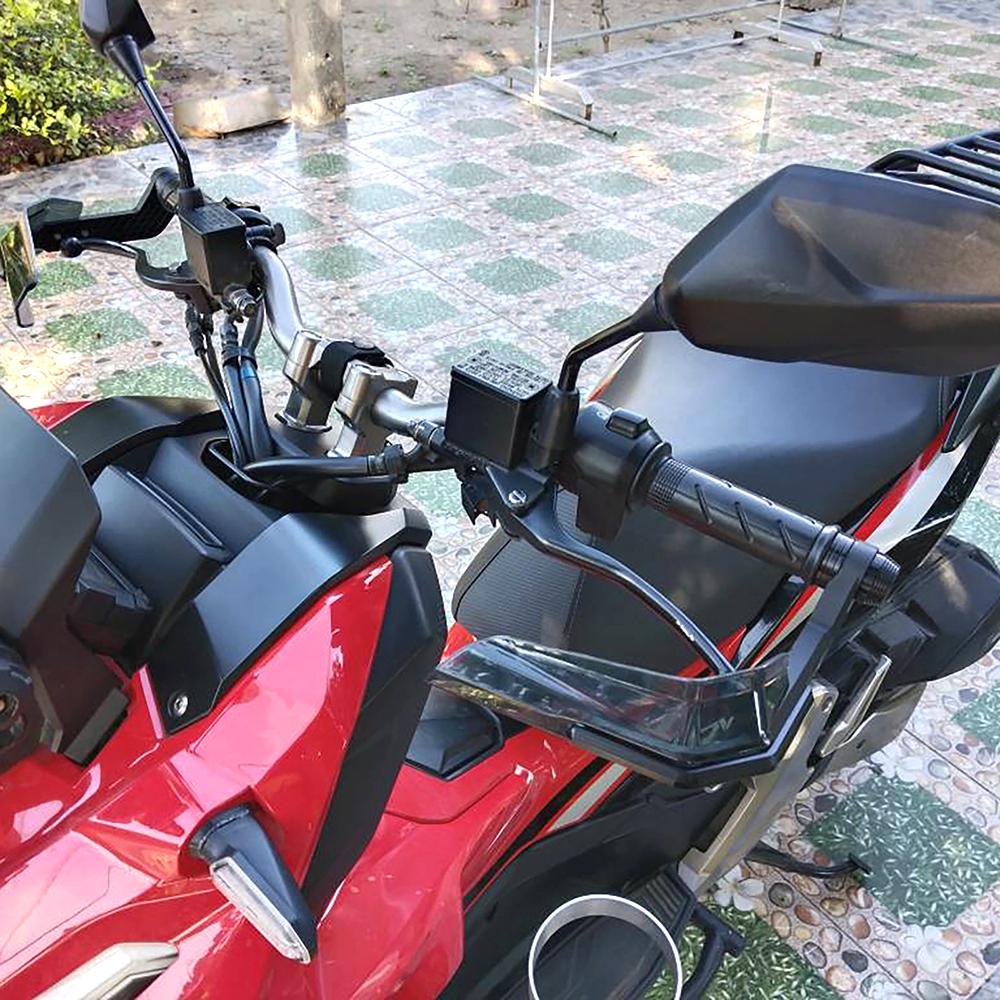 Motorcycle Hand Guard Handguard Shield Windproof Motorbike Mountain E-Bike Brake Lever Guard with Aluminum Stiffener
