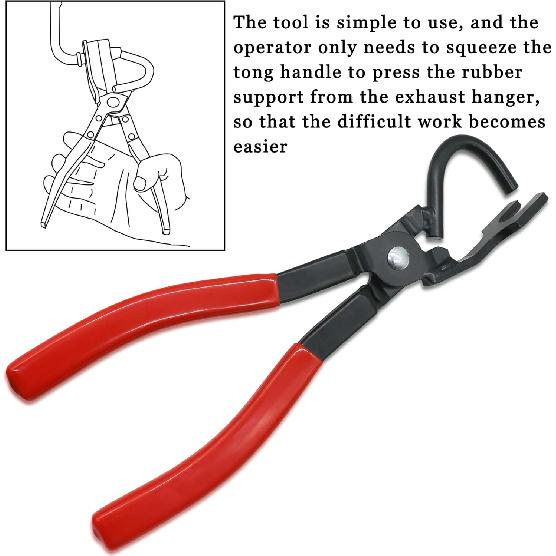 38350 Pliers Exhaust Hanger Brackets Rubber Hanger Support Removal Tool Compatible With All Exhaust Rubber Hangers