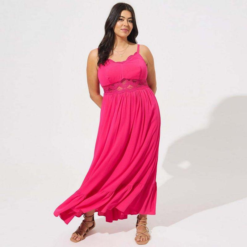 

Suspender Dress Fat M Plus size Belly Covering Slimming 100.00kg Women Exta-long Fat Sister Beach Skirt Full Body Dress Summer Rose Red 6