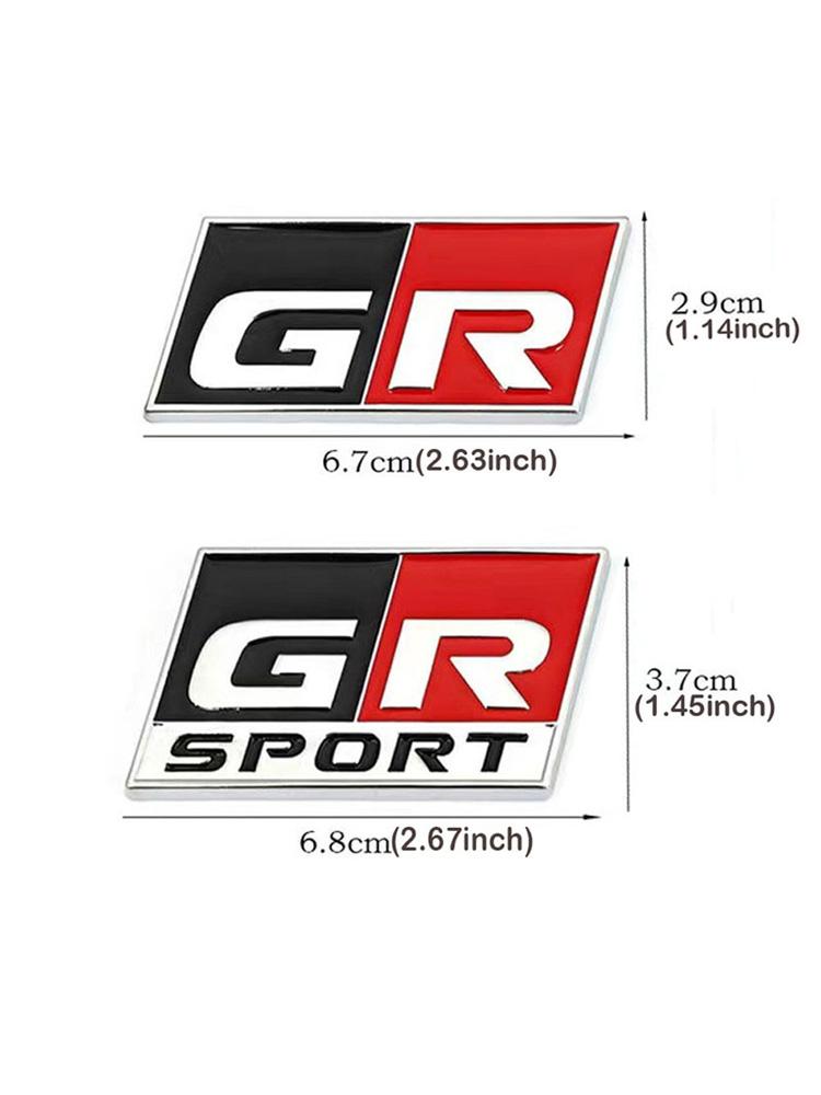 Car Sticker GR Sport Logo Emblem Badge Decals for Toyota HV YARiS RZ RC RS C-HR Corolla Prius Harrier Camry Tacoma Venza Rav4 GR LC8