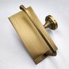 Toilet Paper Holder with Phone Shelf, Bathroom Toilet Paper Roll Holder Antique Bronze Brass Wall Mounted Bathroom Hardware Accessories,Pattern