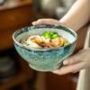 Ofenbrand Retro Stil Keramikschale Kreative Hohe Spezielle Formschale Haushaltsgeschirr Schale Nudelschale Salatschale Japanisches Geschirr