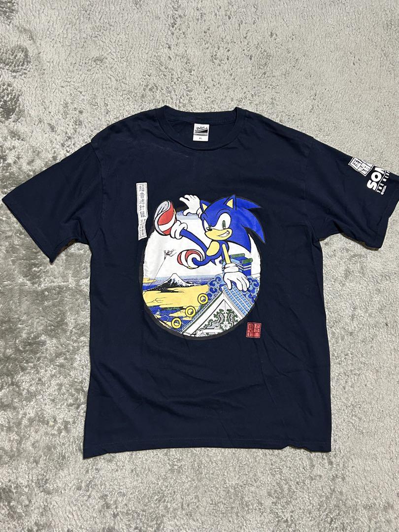 

[Б/У] Скейтборд Sonic с японским узором, винтажный, Укиё-э, фильм, группа, аниме, винтажный, SEGA