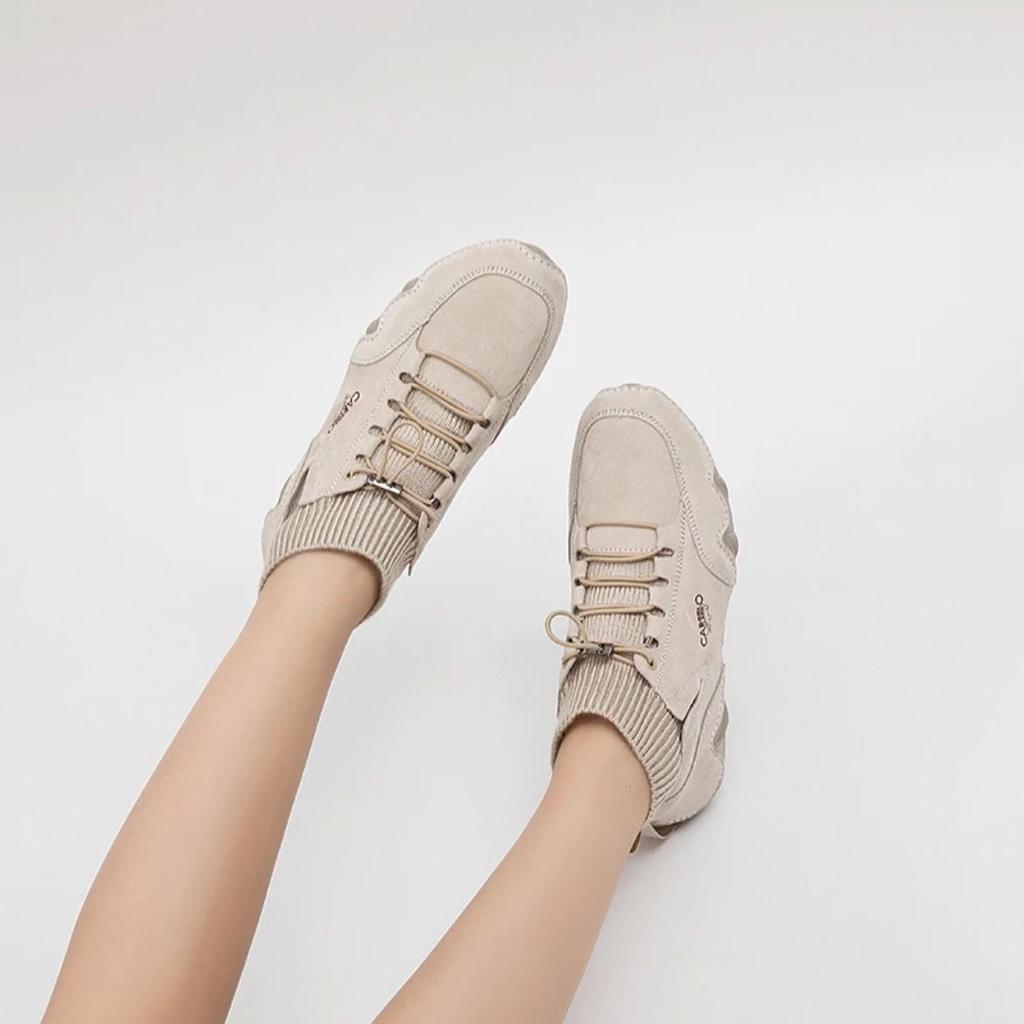 Women's Fashionable Lightweight Fleece-Lined Soft Sole Booties - Wear-Resistant, Casual, Comfortable for Outdoor Sports