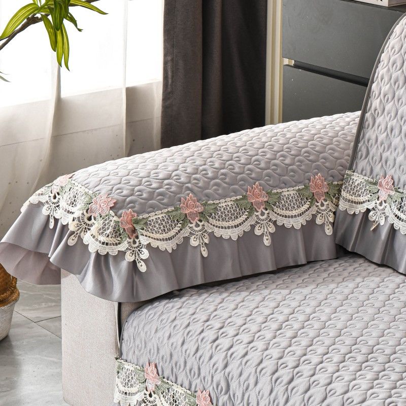 Plush Sofa Covers Four Seasons Sofa Towel Fabric Seat Cushion Backrest Towel Simple Modern Couch Cover Non-slip Sofa Bed Cover