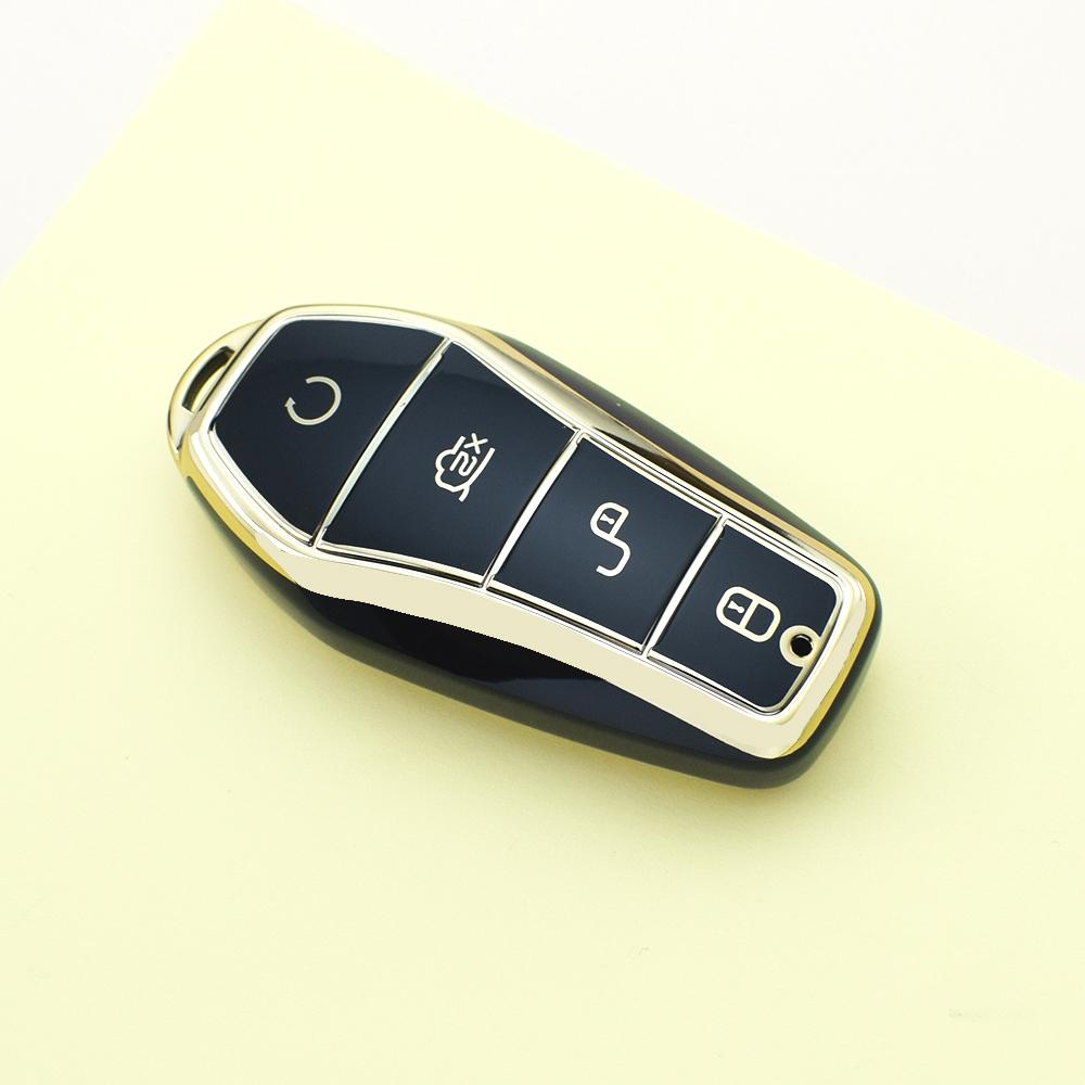 Soft Fashion Tpu Car Key Fob Case Shell Fob Cover Auto Key Case Protector For Byd Qin Plusdmi Atto 3 Han Ev Dolphin Accessories