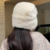 Thickened Plush Winter Hats Outdoor Cycling Warm and Cold Plush Hat for Cold Weather Skiing and Cycling