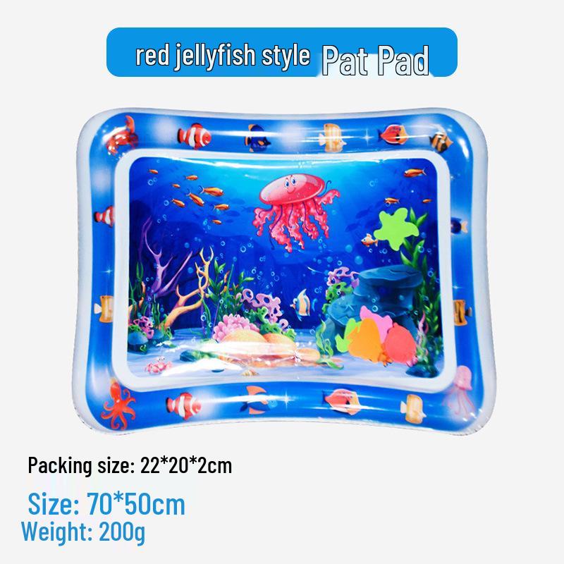 

Надувной детский водный коврик - ПВХ подушка для хлопанья для ползающих малышей