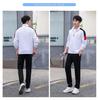 Unisex Autumn Academy Style Stand-up Collar Sportswear for Middle School