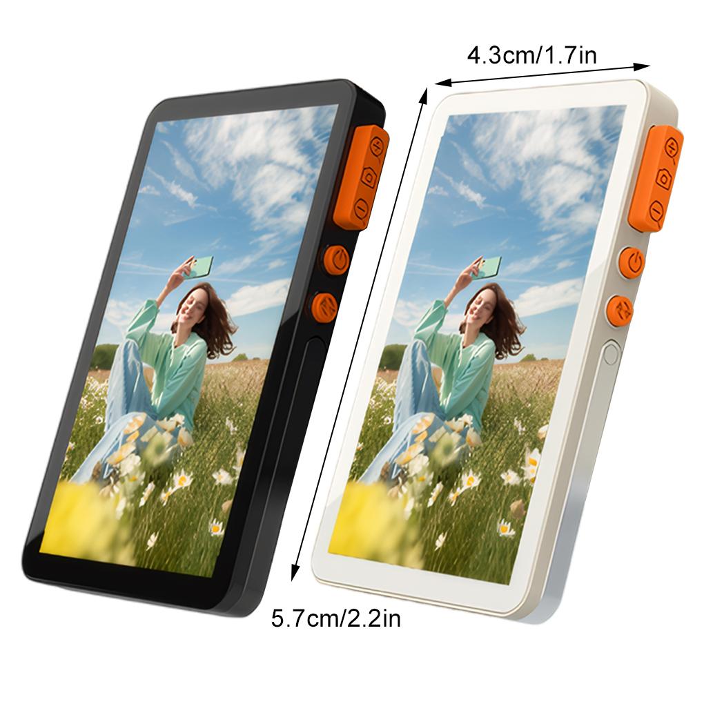 2025 RK-X40F Magnetic Vlog Selfie Monitor Screen for Smartphone Rear Camera Selfie Vlog Live Stream for iPhone 16 15 Pro Max