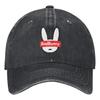 Bad Bunny Baseball Cap Singer Running Hippie Y2k Cool Trucker Dad Hat Couple Women Vintage Sunshade Baseball Caps