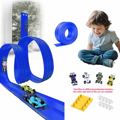 Children's Flexible Track Toy Miniature Car DIY Competitive Rail Vehicle Game Educational Gift for Children Christmas Gift