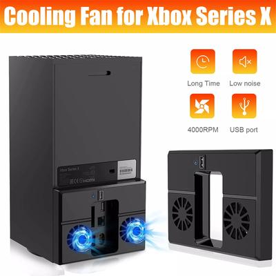 Για Κονσόλα Xbox Series X Ανεμιστήρας Ψύξης Βάση Στήριξης Slim Κάθετη Ακτινωτής Πλευράς Κονσόλας Ψύκτης Παιχνιδιών USB Για Κονσόλα Παιχνιδιών Xbox