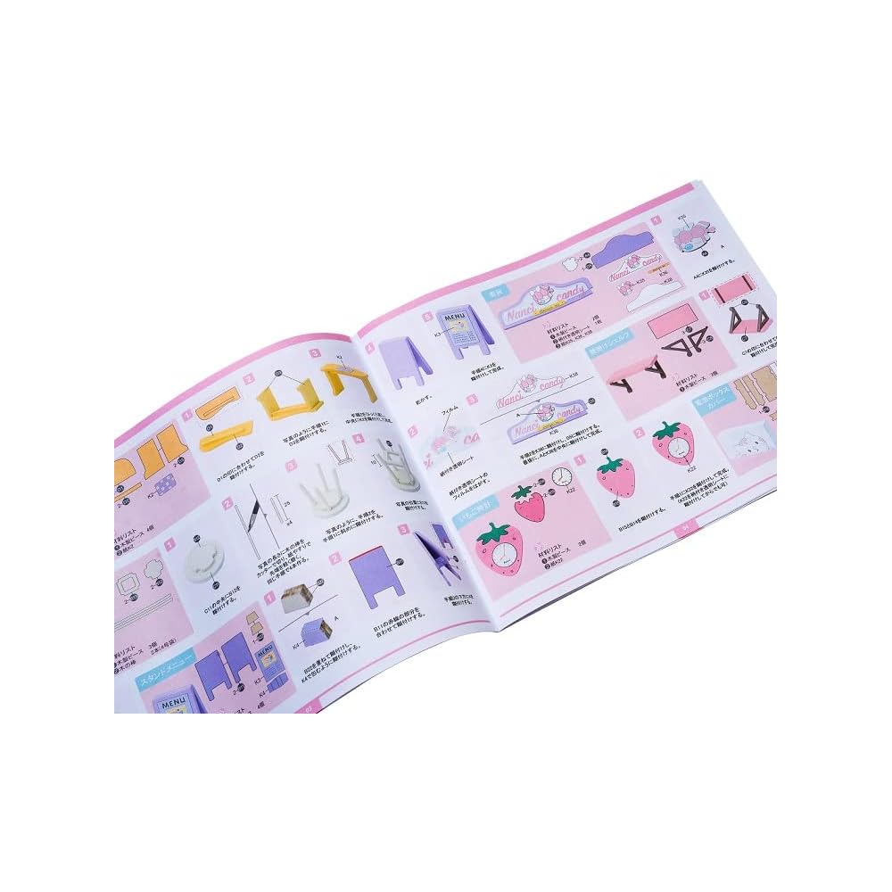 Tsukurundesu Miniature Dollhouse DG Series with Japanese Instruction Manual Nancy's Sweet House