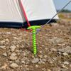 Yousheng 10Pcs Plastic Screw-in Tent Stake, Heavy Duty T-shaped Canopy Tent Peg, Windproof Spiral Ground Stake for Outdoor Camping Hiking
