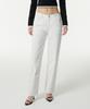 Musinsa Standard Woman Women'S Linear Straight Denim Pants [Cream]