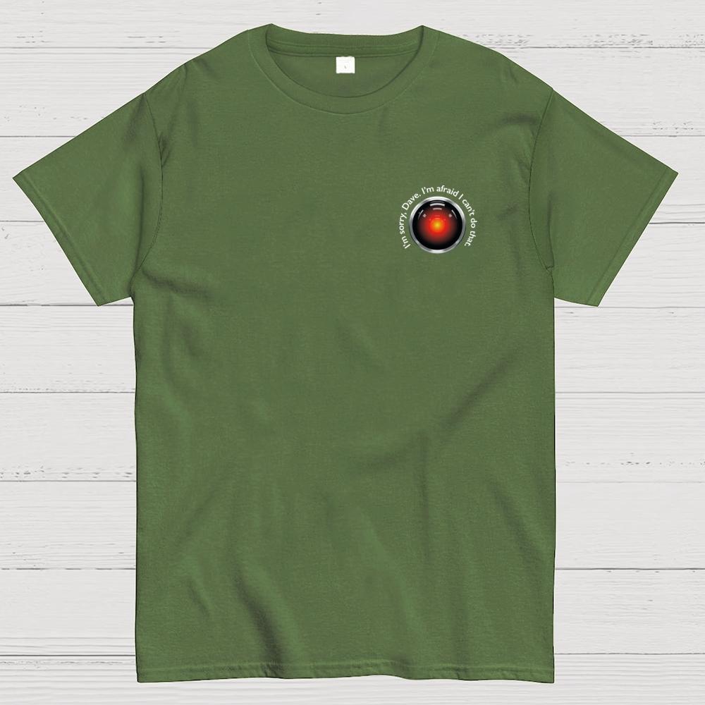 HAL Sorry Dave Quote Front And Back Printing Cotton Summer Casual Cool Loose T-Shirt