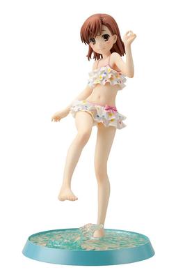 Kotobukiya A Certain Scientific Railgun Mikoto Misaka Beach Side Scale PVC Painted Finished Product - - 1/7