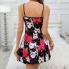 Summer sling nightgown Sexy sleeveless slim funny cartoon print Women Trim Underwear Camisole Nightdress mini sleepwear homewear