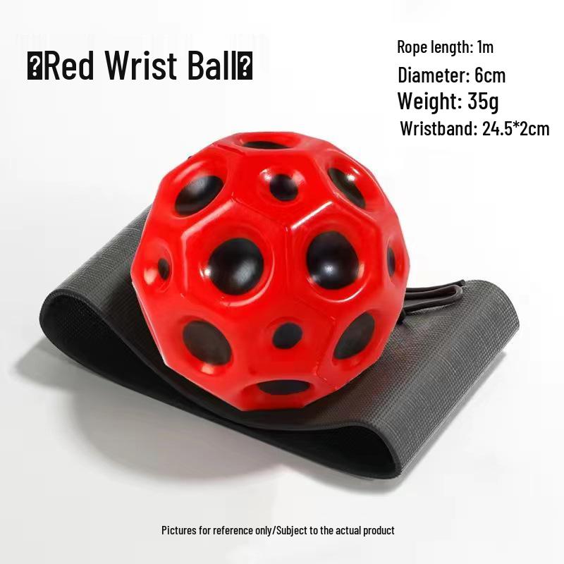 Moonstone Elastic Wrist Ball - PU Foam Reaction Exercise Toy
