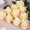 Rose di Seta Bianca Fiori Artificiali per San Valentino, Festival Qixi e Decorazioni per Matrimoni