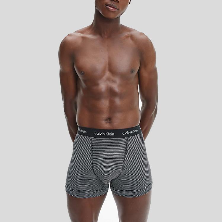 Calvin Klein Mid-Rise Logo Boxer Briefs 3-Pack Men underwear Multi-color U2662G-IOT