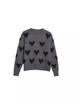 Women's Cute Love Heart Pullover: Soft, Fluffy, Loose Sweater for Autumn & Winter; Wear Alone or as a Base Layer.