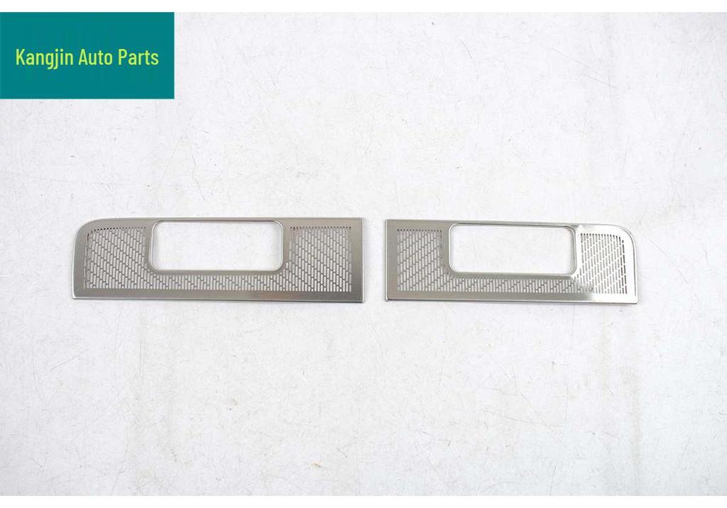 Silver Stainless Steel Dustproof Horn Cover for 2022 Tank 500 Front Air Vent Interior Modification