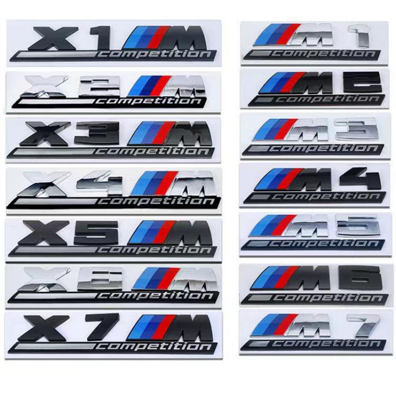 BMW M Thunder Edition Black Emblem for X1M-X7M Models
