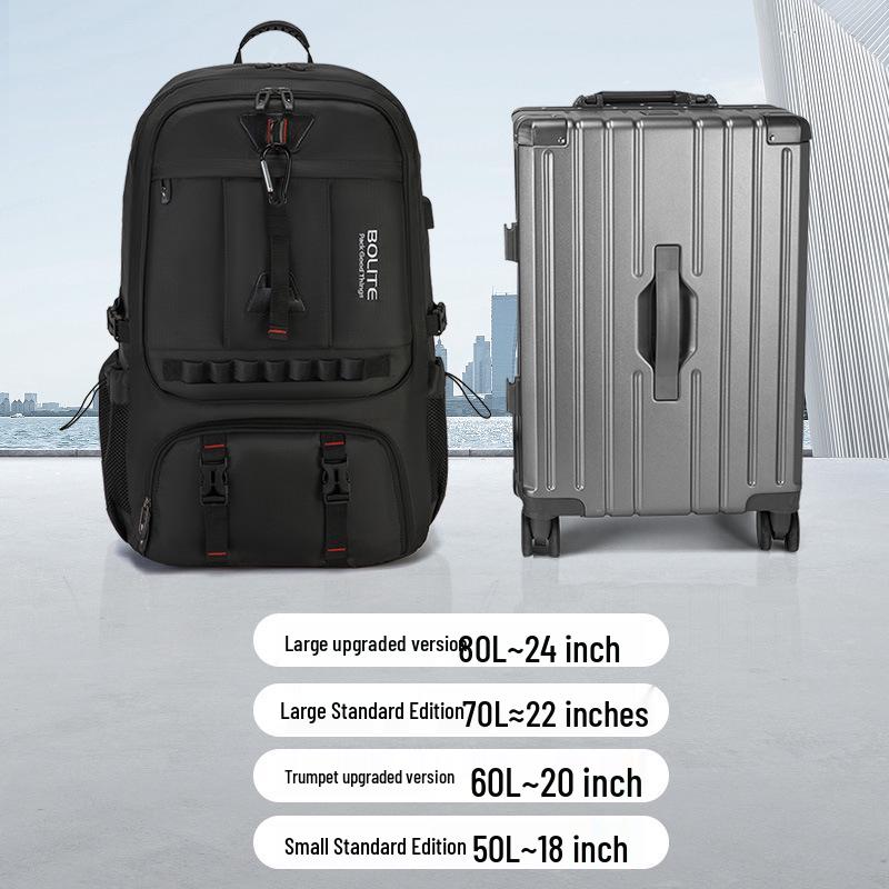 Sac à dos de voyage multifonctionnel pour homme, grande capacité pour les activités de plein air et de sport