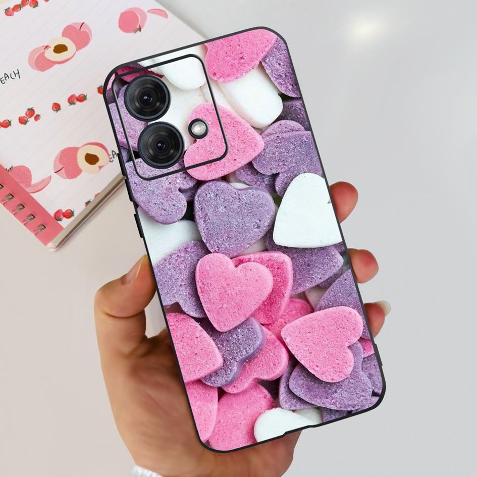 For Motorola Moto G84 5G Case 2023 New Stylish Butterfly Cat Slim Black Silicone Soft TPU Phone Cover For Moto G84 5G G 84 Coque