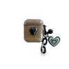 Korean style INS transparent black heart suitable for AirPods Pro 1 protective case 1st and 3rd generation Apple Bluetooth earphone case for women