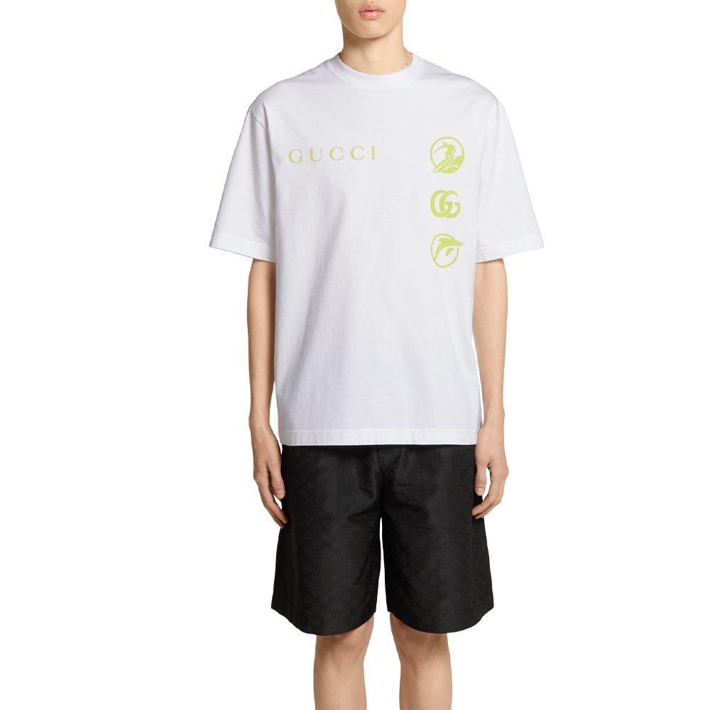 Gucci Printed Jersey T Shirt 798115-XJG76-9074