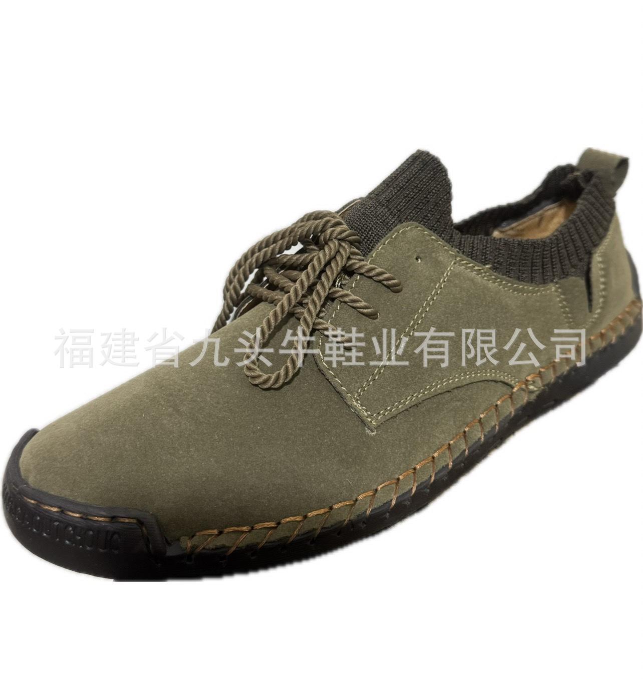 

Весна и Осень Новые Мужские Туфли Дуду Модные Носки Повседневная Обувь Внешняя Торговля Большой Размер На шнуровке Ручной Работы Мужская Обувь 48